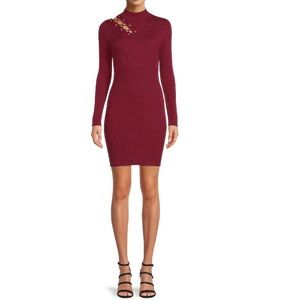 No Boundaries L (11-13) mock neck dress
